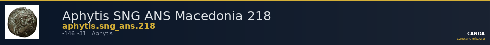 Aphytis SNG ANS Macedonia 218 — CANOA