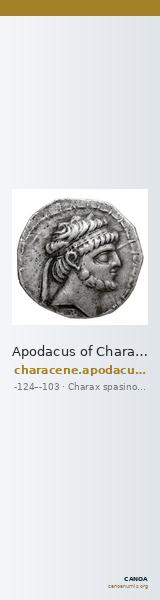 Apodacus of Characene Charax Spasinou BMC Characene pl. 54, 2 — CANOA
