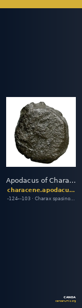 Apodacus of Characene Charax Spasinou Le Rider 1959 5 — CANOA