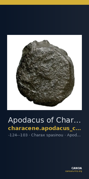 Apodacus of Characene Charax Spasinou Le Rider 1959 5 — CANOA