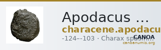 Apodacus of Characene Charax Spasinou Le Rider 1959 5 — CANOA