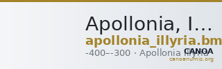 Apollonia, Illyria BMC Apollonia 2 — CANOA