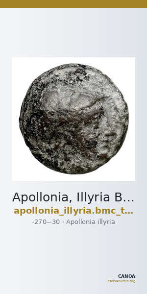 Apollonia, Illyria BMC Apollonia 83 — CANOA
