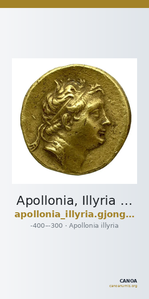 Apollonia, Illyria Gjongecaj and Picard 1999 p. 97, c — CANOA