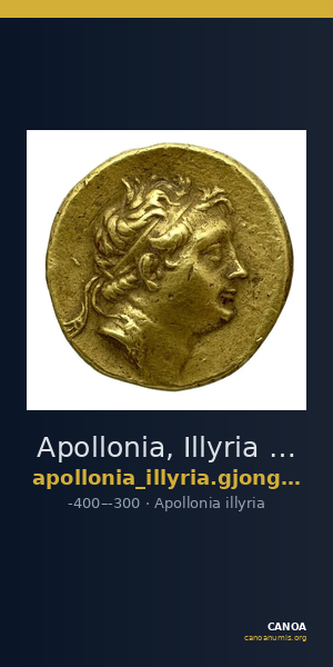 Apollonia, Illyria Gjongecaj and Picard 1999 p. 97, c — CANOA