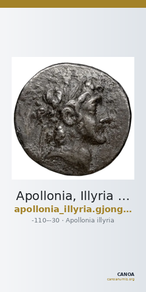 Apollonia, Illyria Gjongecaj and Picard 2000 92-100 — CANOA