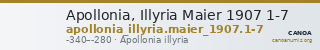 Apollonia, Illyria Maier 1907 1-7 — CANOA