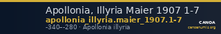 Apollonia, Illyria Maier 1907 1-7 — CANOA