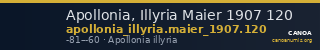 Apollonia, Illyria Maier 1907 120 — CANOA