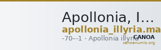Apollonia, Illyria Maier 1907 121-122 — CANOA