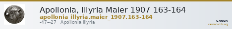 Apollonia, Illyria Maier 1907 163-164 — CANOA