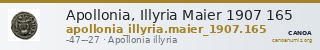 Apollonia, Illyria Maier 1907 165 — CANOA