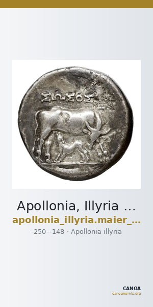 Apollonia, Illyria Maier 1907 9-105 — CANOA