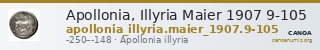 Apollonia, Illyria Maier 1907 9-105 — CANOA