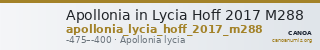 Apollonia in Lycia Hoff 2017 M288 — CANOA