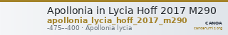 Apollonia in Lycia Hoff 2017 M290 — CANOA