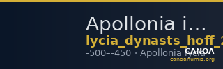 Apollonia in Lycia Hoff 2017 M59 — CANOA