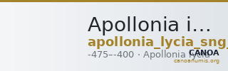 Apollonia in Lycia SNG von Aulock 4110 — CANOA