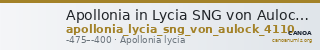 Apollonia in Lycia SNG von Aulock 4110 — CANOA