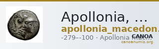 Apollonia, Macedon AMNG III.2 3 — CANOA