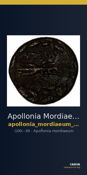 Apollonia Mordiaeum von Aulock 1979 1-7 — CANOA
