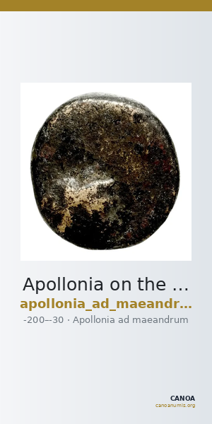 Apollonia on the Maeander Imhoof-Blumer 1901-2 p.188, 1 — CANOA