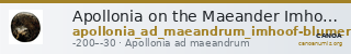 Apollonia on the Maeander Imhoof-Blumer 1901-2 p.188, 1 — CANOA