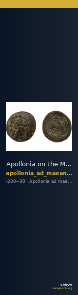 Apollonia on the Maeander Thonemann 2011 p. 47 n. 118, 1 — CANOA