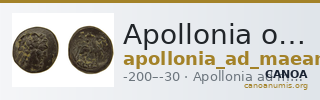 Apollonia on the Maeander Thonemann 2011 p. 47 n. 118, 1 — CANOA