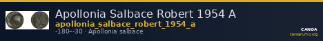 Apollonia Salbace Robert 1954 A — CANOA
