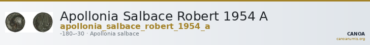 Apollonia Salbace Robert 1954 A — CANOA