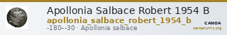 Apollonia Salbace Robert 1954 B — CANOA