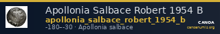 Apollonia Salbace Robert 1954 B — CANOA