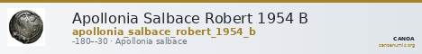 Apollonia Salbace Robert 1954 B — CANOA