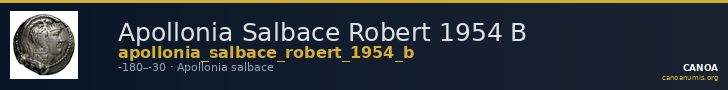 Apollonia Salbace Robert 1954 B — CANOA