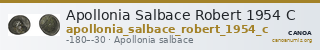 Apollonia Salbace Robert 1954 C — CANOA