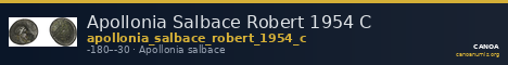 Apollonia Salbace Robert 1954 C — CANOA