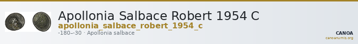 Apollonia Salbace Robert 1954 C — CANOA