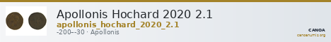 Apollonis Hochard 2020 2.1 — CANOA