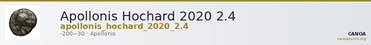 Apollonis Hochard 2020 2.4 — CANOA