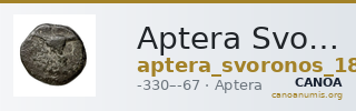 Aptera Svoronos 1890 (1972) 11 — CANOA