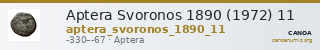 Aptera Svoronos 1890 (1972) 11 — CANOA