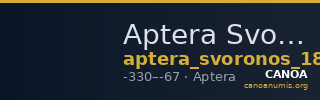 Aptera Svoronos 1890 (1972) 22 — CANOA