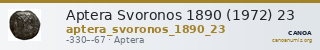 Aptera Svoronos 1890 (1972) 23 — CANOA