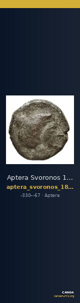 Aptera Svoronos 1890 (1972) 24-31, 53-59 — CANOA