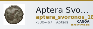 Aptera Svoronos 1890 (1972) 24-31, 53-59 — CANOA