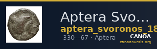 Aptera Svoronos 1890 (1972) 24-31, 53-59 — CANOA