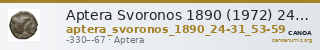 Aptera Svoronos 1890 (1972) 24-31, 53-59 — CANOA