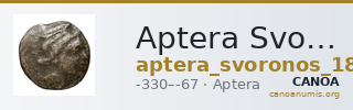 Aptera Svoronos 1890 (1972) 24-31 — CANOA