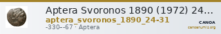 Aptera Svoronos 1890 (1972) 24-31 — CANOA